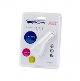 Купить Автомобильное зарядное устройство Ippon USB CC-102 white