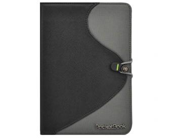 Обложка PocketBook для 611/613 Basic S-style LUX, цвет черно-серый